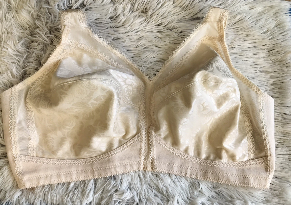 Women Wirefree Bra 42DD Playtex 18 Hr Original Comfort Strap Lingerie TruSUPPORT